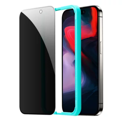 ESR รุ่น Tempered Glass Privacy Screen Protector - ฟิล์มกระจก iPhone 15 Pro Max (1 Pack)