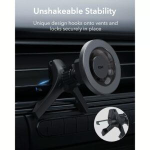 ESR รุ่น HaloLock Magnetic Car Phone Mount - แท่นยึดโทรศัพท์ในรถ - สี Black Carbon Fiber