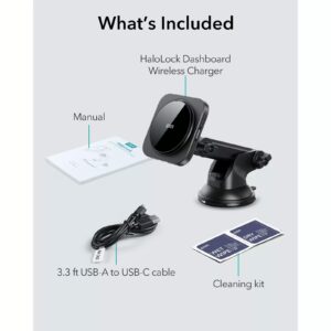 ESR รุ่น HaloLock Dashboard Wireless Charger - แท่นชาร์จไร้สายในรถ - สี Black 10 ESR รุ่น HaloLock Dashboard Wireless Charger - แท่นชาร์จไร้สายในรถ - สี Black