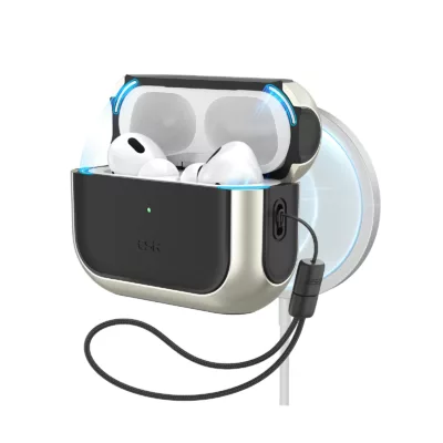 ESR รุ่น Orbit Hybrid with HaloLock - เคส AirPods Pro 2/1 - สี Titanium
