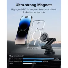 ESR รุ่น HaloLock Dashboard Car Phone Mount - แท่นยึดโทรศัพท์ในรถ - สี Black