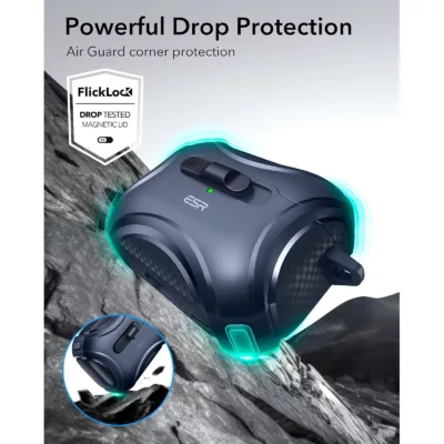 ESR รุ่น Cyber FlickLock Case (HaloLock) - เคส AirPods Pro 2/1 - สี Blue