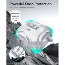 ESR รุ่น Cyber FlickLock Case (HaloLock) - เคส AirPods Pro 2/1 - สี White - Image 6
