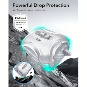 ESR รุ่น Cyber FlickLock Case (HaloLock) - เคส AirPods Pro 2/1 - สี White 14 ESR รุ่น Cyber FlickLock Case (HaloLock) - เคส AirPods Pro 2/1 - สี White