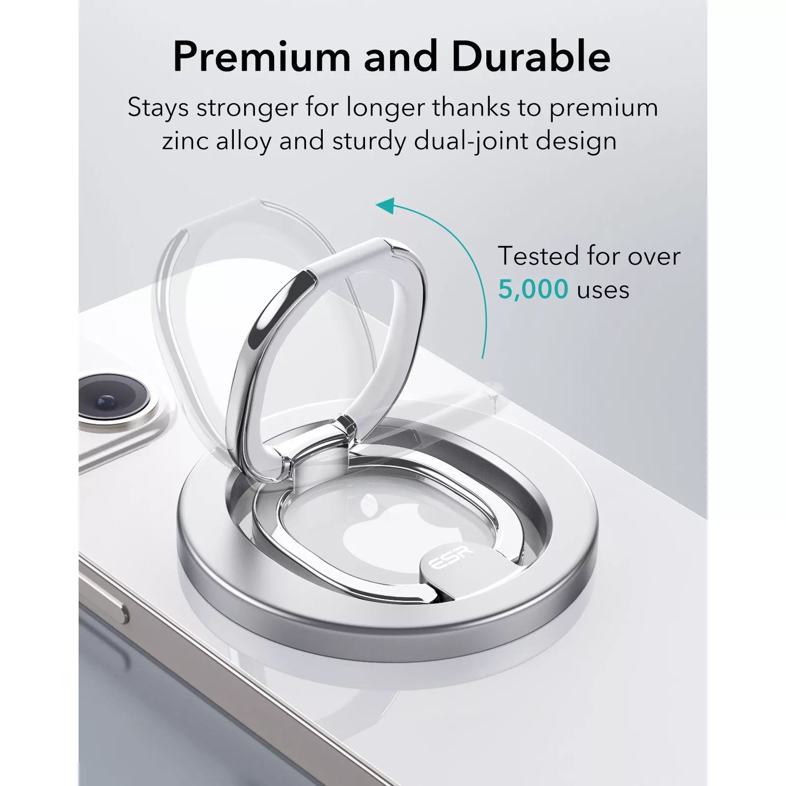ESR รุ่น HaloLock Ring Stand - ขาตั้งแหวนแม่เหล็ก - สี Natural Titanium 17 ESR รุ่น HaloLock Ring Stand - ขาตั้งแหวนแม่เหล็ก - สี Natural Titanium