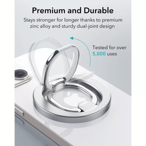 ESR รุ่น HaloLock Ring Stand - ขาตั้งแหวนแม่เหล็ก - สี Silver - Image 2