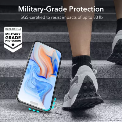 ESR รุ่น Tempered Glass Screen Protector - ฟิล์มกระจก iPhone 15 (1 Pack)