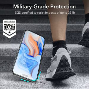 ESR รุ่น Tempered Glass Screen Protector - ฟิล์มกระจก iPhone 15 (1 Pack)
