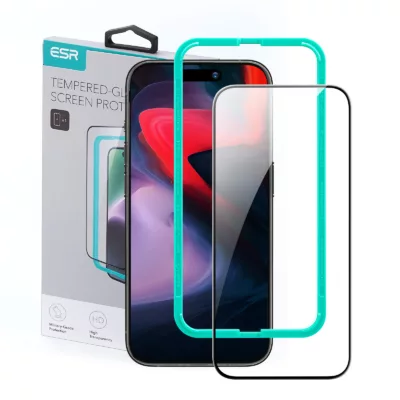 ESR รุ่น Tempered Glass Screen Protector - ฟิล์มกระจก iPhone 15 Pro Max (1 Pack)