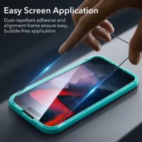 ESR รุ่น Tempered Glass Screen Protector - ฟิล์มกระจก iPhone 15 Pro Max (1 Pack)