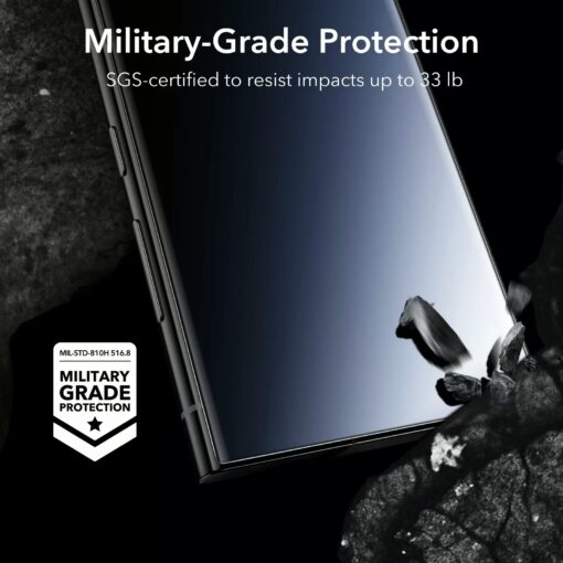 ESR รุ่น Tempered Glass Privacy Screen Protector - ฟิล์มกระจก Galaxy S24 Ultra (1 Pack) - Image 3