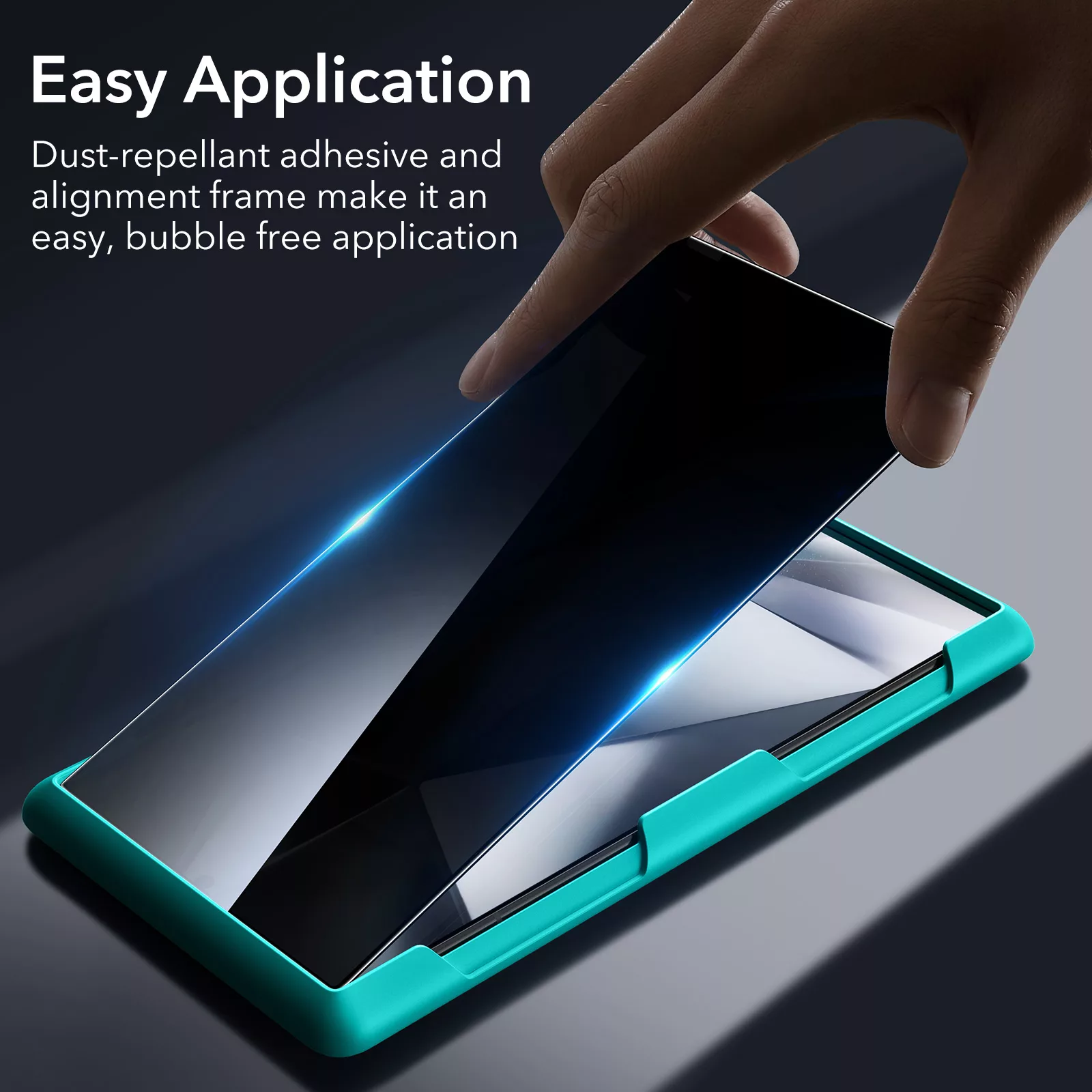 ESR รุ่น Tempered Glass Privacy Screen Protector - ฟิล์มกระจก Galaxy S24 Ultra (1 Pack) 23 ESR รุ่น Tempered Glass Privacy Screen Protector - ฟิล์มกระจก Galaxy S24 Ultra (1 Pack)