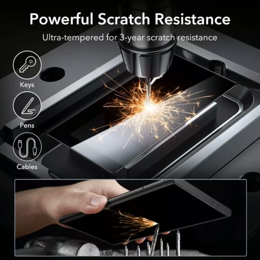 ESR รุ่น Tempered Glass Privacy Screen Protector - ฟิล์มกระจก Galaxy S24 Ultra (1 Pack) - Image 4