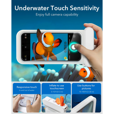ESR รุ่น Waterproof Pouch Pro - ซองกันน้ำ iPhone 15 Pro Max/ 14 Pro Max - สี Black