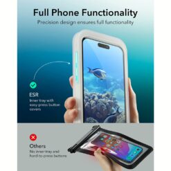 ESR รุ่น Waterproof Pouch Pro - ซองกันน้ำ iPhone 15 Pro Max/ 14 Pro Max - สี Black