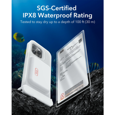 ESR รุ่น Waterproof Pouch Pro - ซองกันน้ำ iPhone 15 Pro Max/ 14 Pro Max - สี Black