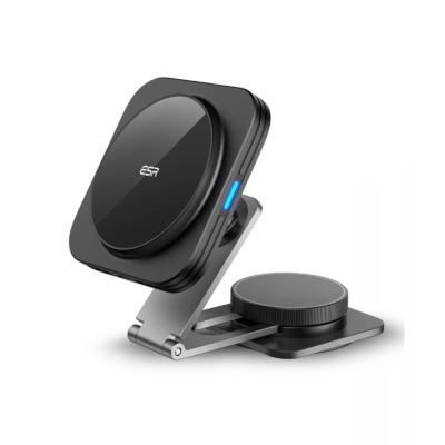 ESR รุ่น HaloLock (Qi2) Touchscreen Wireless Car Charger - แท่นชาร์จไร้สายในรถ - สี Black