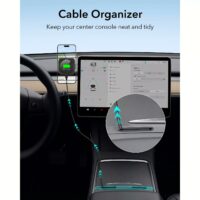 ESR รุ่น HaloLock (Qi2) Touchscreen Wireless Car Charger - แท่นชาร์จไร้สายในรถ - สี Black