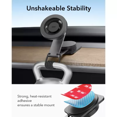 ESR รุ่น HaloLock Touchscreen Car Phone Mount - แท่นยึดโทรศัพท์ในรถ - สี Black