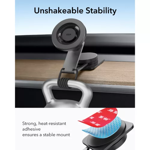ESR รุ่น HaloLock Touchscreen Car Phone Mount - แท่นยึดโทรศัพท์ในรถ - สี Black