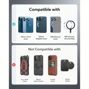 ESR รุ่น HaloLock Magnetic Car Phone Mount - แท่นยึดโทรศัพท์ในรถ - สี Black Carbon Fiber