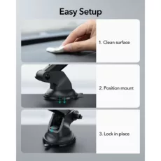 ESR รุ่น HaloLock Dashboard Car Phone Mount - แท่นยึดโทรศัพท์ในรถ - สี Black