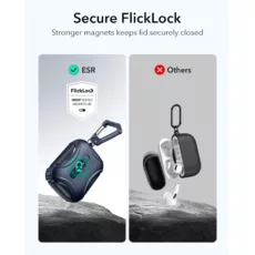 ESR รุ่น Cyber FlickLock Case (HaloLock) - เคส AirPods Pro 2/1 - สี Blue
