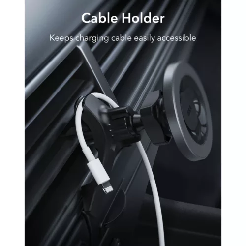 ESR รุ่น HaloLock Magnetic Car Phone Mount - แท่นยึดโทรศัพท์ในรถ - สี Black Carbon Fiber