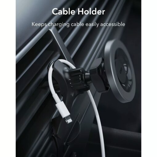ESR รุ่น HaloLock Magnetic Car Phone Mount - แท่นยึดโทรศัพท์ในรถ - สี Black Carbon Fiber - Image 4