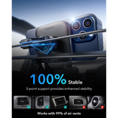 ESR รุ่น HaloLock (Qi2) Magnetic Wireless Car Charger with Car Mount - แท่นชาร์จไร้สายในรถ - สี Black