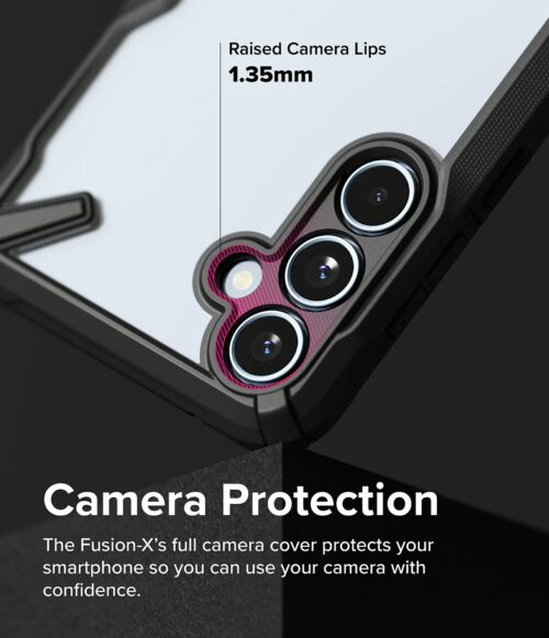 Ringke รุ่น Fusion X - เคส Galaxy A55 5G - สี Black - Image 9