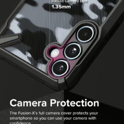 Ringke รุ่น Fusion X - เคส Galaxy A55 5G - สี Camo Black