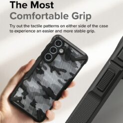 Ringke รุ่น Fusion X - เคส Galaxy A55 5G - สี Camo Black