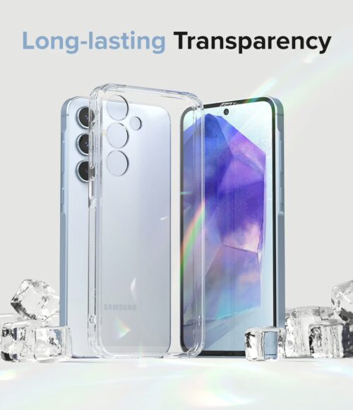 Ringke รุ่น Fusion - เคส Galaxy A55 5G - สี Clear - Image 3