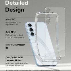 Ringke รุ่น Fusion - เคส Galaxy A55 5G - สี Clear