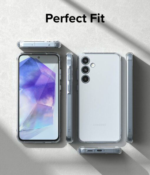 Ringke รุ่น Fusion - เคส Galaxy A55 5G - สี Matte Clear - Image 6
