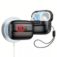 ESR รุ่น Pulse Magnetic Lock Case (HaloLock) - เคส AirPods Pro 2/1 - สี Black