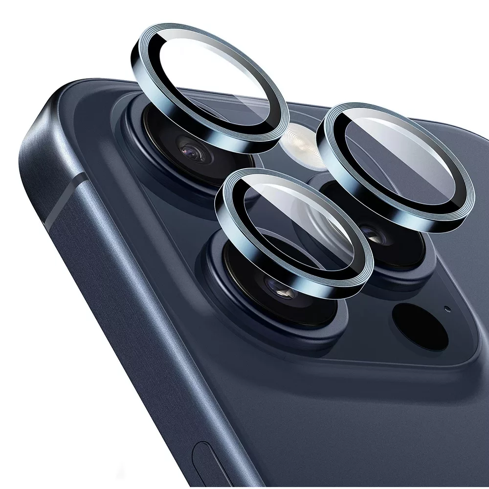 ESR รุ่น Camera Lens Protector - กระจกเลนส์กล้อง iPhone 15 Pro/ 15 Pro Max - สี Blue 1 ESR รุ่น Camera Lens Protector - กระจกเลนส์กล้อง iPhone 15 Pro/ 15 Pro Max - สี Blue