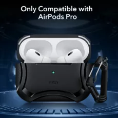 ESR รุ่น Cyber Armor Tough with HaloLock - เคส AirPods Pro 2/1 - สี Black