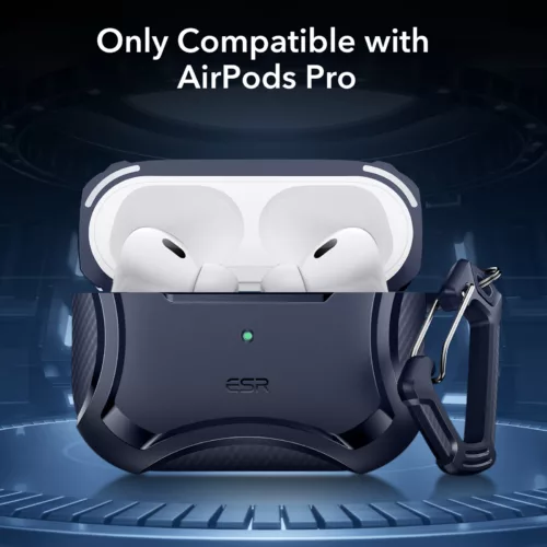 ESR รุ่น Cyber Armor Tough with HaloLock - เคส AirPods Pro 2/1 - สี Blue