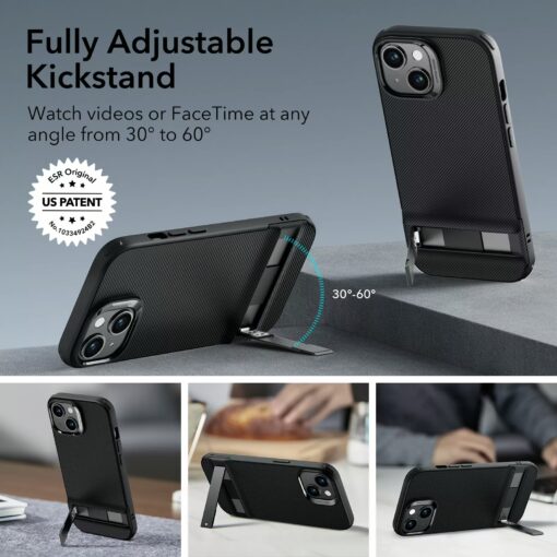 ESR รุ่น Boost Kickstand Case - เคส iPhone 15 Plus - สี Clear - Image 6