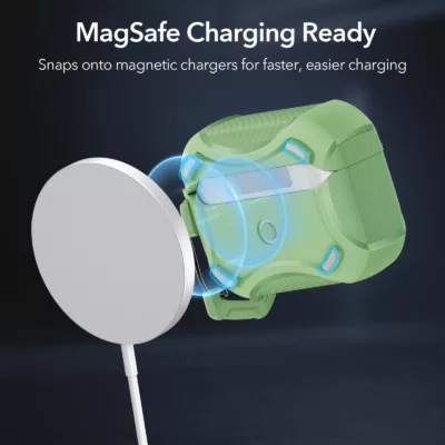 ESR รุ่น Cyber Armor Tough Case - เคส AirPods Pro 2/1 - สี Light Green