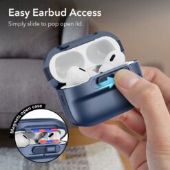 ESR รุ่น Pulse Magnetic Lock Case (HaloLock) - เคส AirPods Pro 2/1 - สี Dark Blue