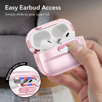 ESR รุ่น Pulse Magnetic Lock Case (HaloLock) - เคส AirPods Pro 2/1 - สี Pink