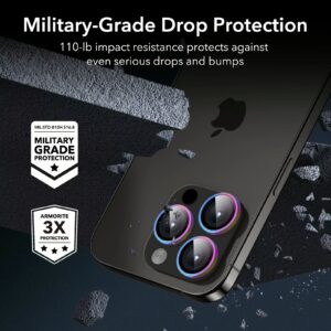 ESR รุ่น Camera Lens Protector - กระจกเลนส์กล้อง iPhone 15 Pro/ 15 Pro Max - สี Chromatic