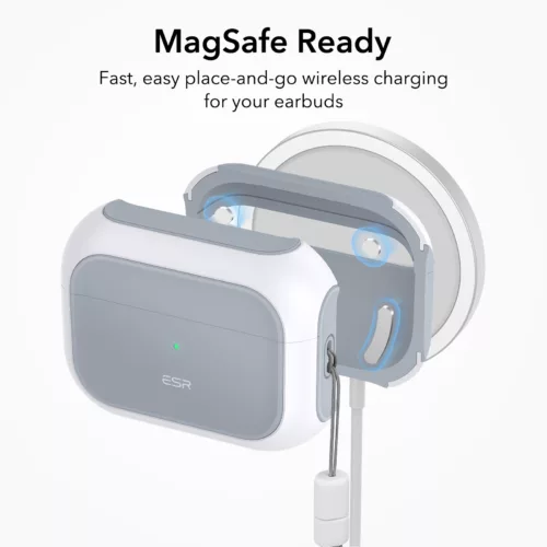 ESR รุ่น Orbit Hybrid with HaloLock - เคส AirPods Pro 2/1 - สี White