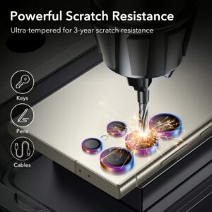 ESR รุ่น Camera Glass Film - กระจกเลนส์กล้อง Galaxy S24 Ultra - สี Chromatic 8 ESR รุ่น Camera Glass Film - กระจกเลนส์กล้อง Galaxy S24 Ultra - สี Chromatic