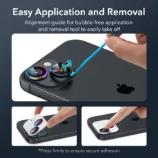 ESR รุ่น Camera Lens Protector - กระจกเลนส์กล้อง iPhone 15/ 15 Plus - สี Chromatic