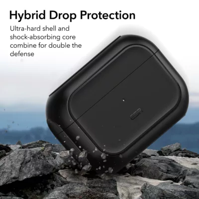 ESR รุ่น Orbit Hybrid with HaloLock - เคส AirPods Pro 2/1 - สี Black