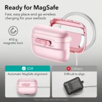 ESR รุ่น Pulse Magnetic Lock Case (HaloLock) - เคส AirPods Pro 2/1 - สี Pink